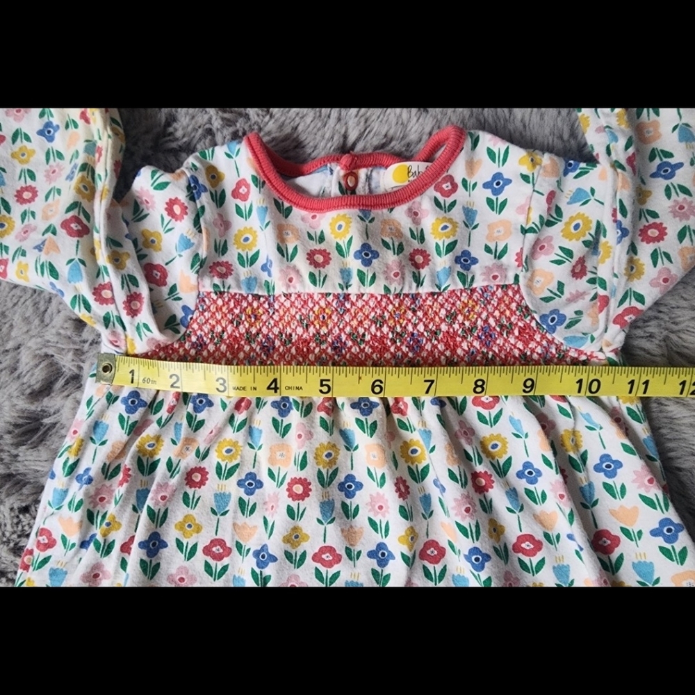 Colorful Floral-print Baby Boden Dress - Picture 5 of 7